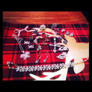 Vintage Rhinestone Jewelry Lot AWESOME!
